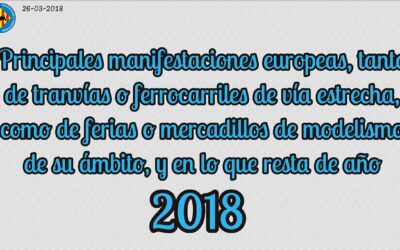 PRINCIPALES MANIFESTACIONES EUROPEAS