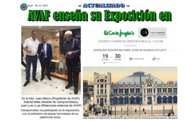 AVAF ENSEÑA SU EXPO EN EL CORTE INGLES