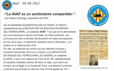 LA AVAF ES UN SENTIMIENTO COMPARTIDO