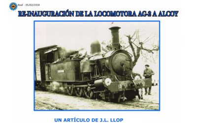 REINAUGURACION DE LA LOCOMOTORA AG-2 ALCOY