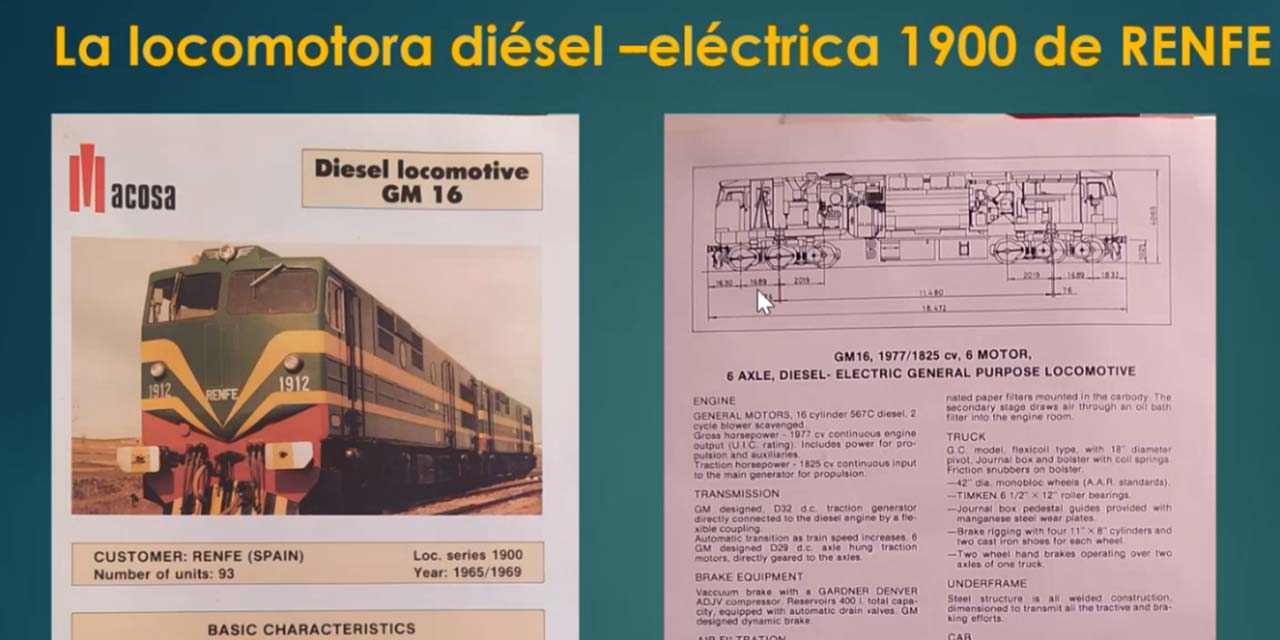 CONFERENCIA LOCOMOTORA RENFE 1900